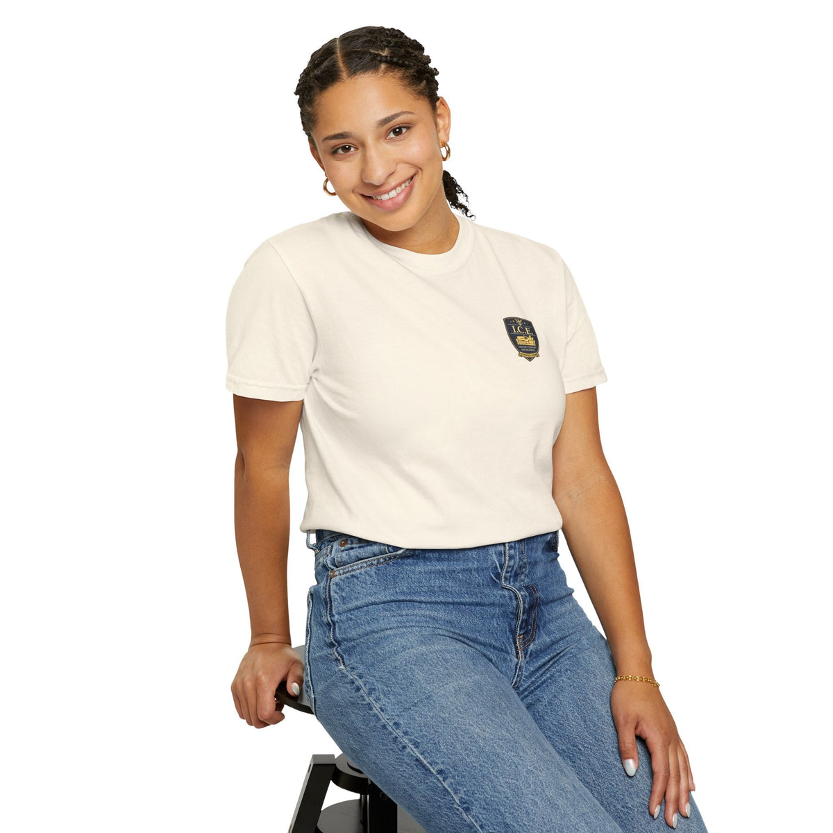 I.C.E. Badge T-Shirt | Institute of Cozy Excellence Parody Tee - Clothing, Unisex, T-Shirts - EpiAl's Shop