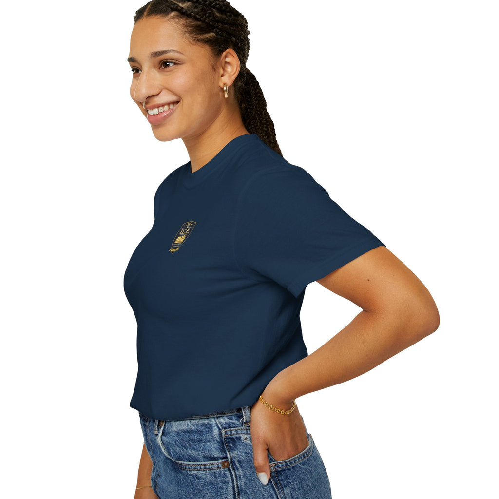 I.C.E. Badge T-Shirt | Institute of Cozy Excellence Parody Tee - Clothing, Unisex, T-Shirts - EpiAl's Shop