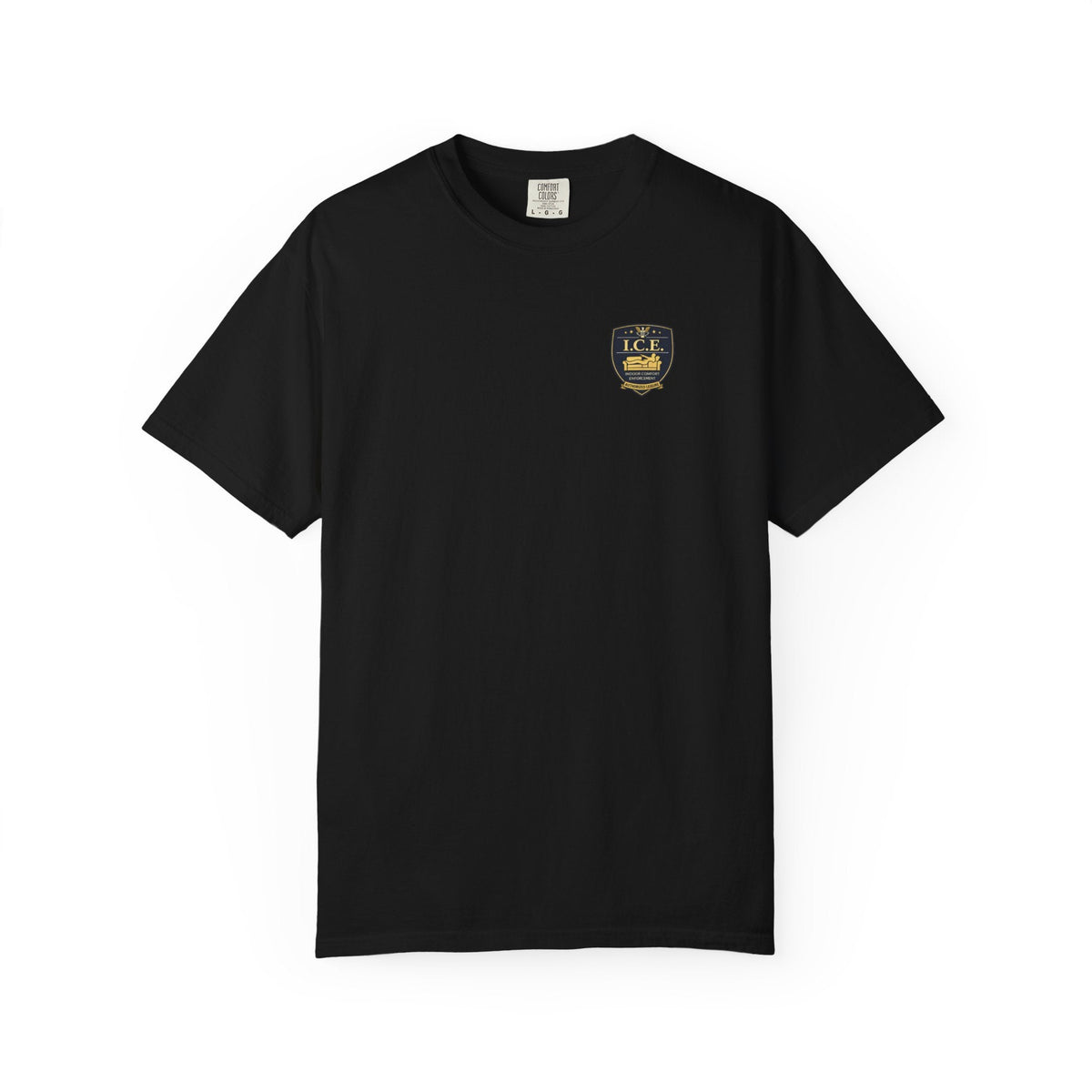 I.C.E. Badge T-Shirt | Institute of Cozy Excellence Parody Tee - Clothing, Unisex, T-Shirts - EpiAl's Shop
