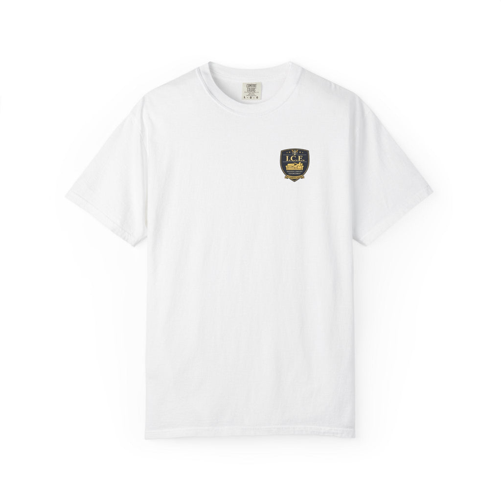 I.C.E. Badge T-Shirt | Institute of Cozy Excellence Parody Tee - Clothing, Unisex, T-Shirts - EpiAl's Shop