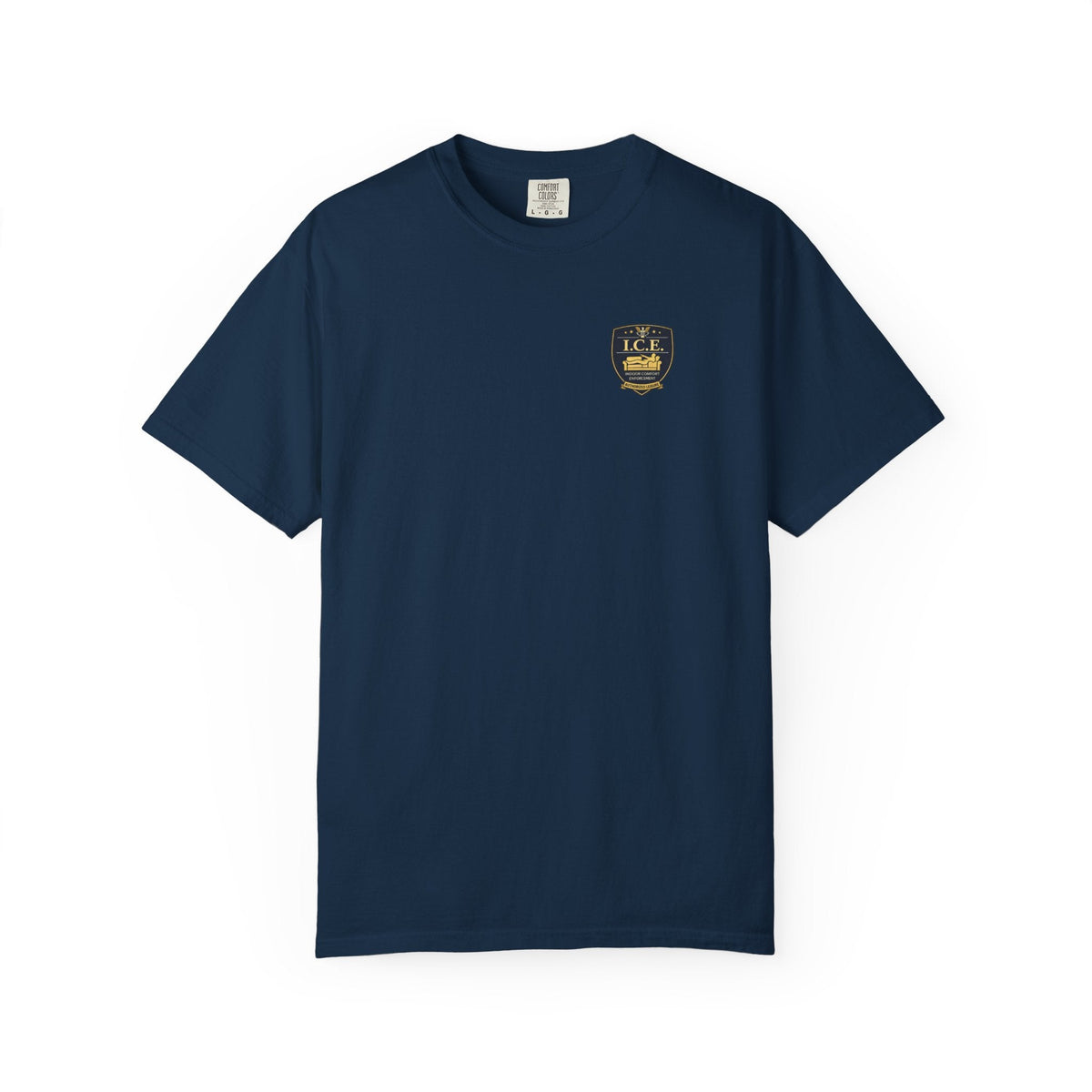 I.C.E. Badge T-Shirt | Institute of Cozy Excellence Parody Tee - Clothing, Unisex, T-Shirts - EpiAl's Shop