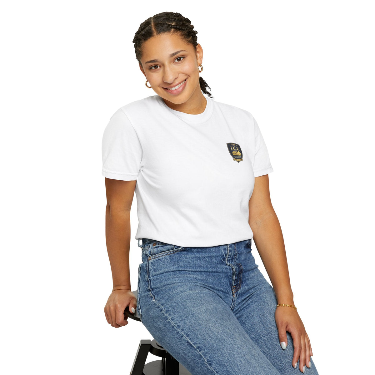 I.C.E. Badge T-Shirt | Institute of Cozy Excellence Parody Tee - Clothing, Unisex, T-Shirts - EpiAl's Shop