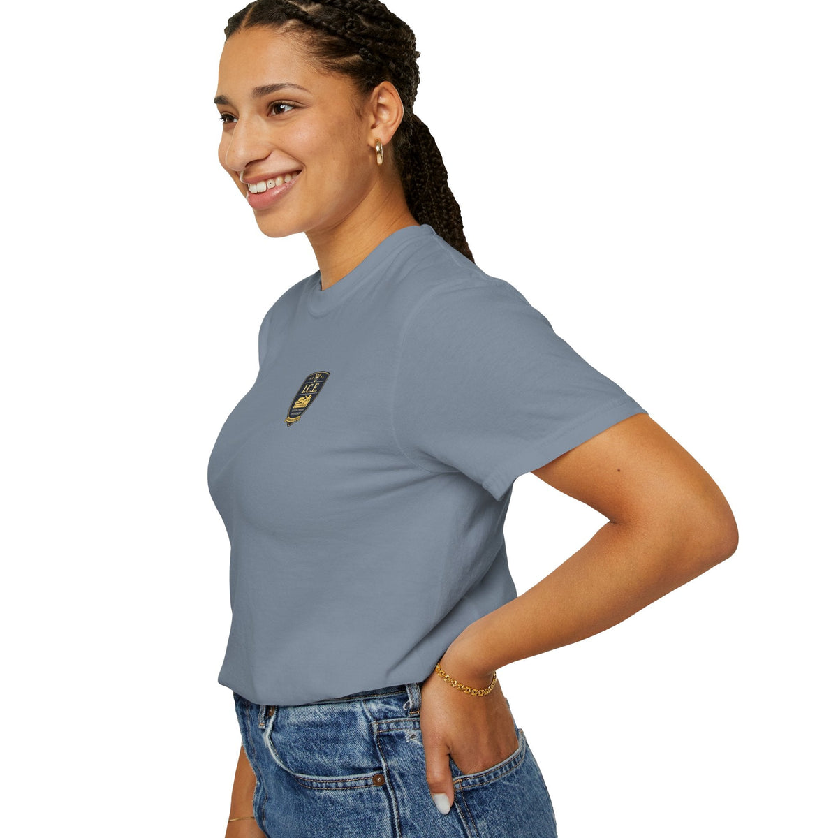 I.C.E. Badge T-Shirt | Institute of Cozy Excellence Parody Tee - Clothing, Unisex, T-Shirts - EpiAl's Shop