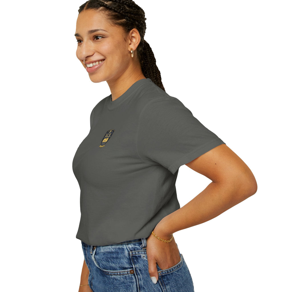 I.C.E. Badge T-Shirt | Institute of Cozy Excellence Parody Tee - Clothing, Unisex, T-Shirts - EpiAl's Shop