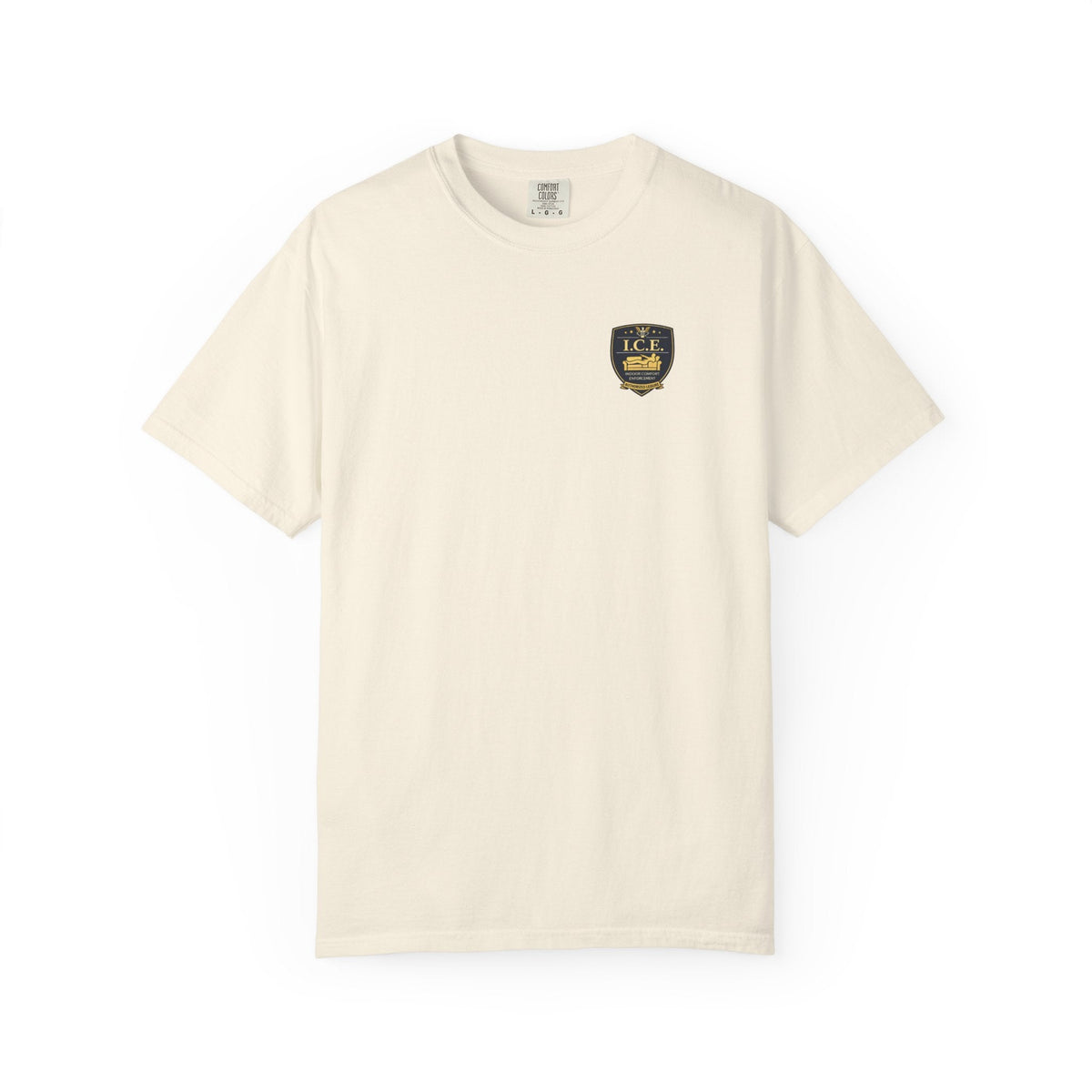 I.C.E. Badge T-Shirt | Institute of Cozy Excellence Parody Tee - Clothing, Unisex, T-Shirts - EpiAl's Shop