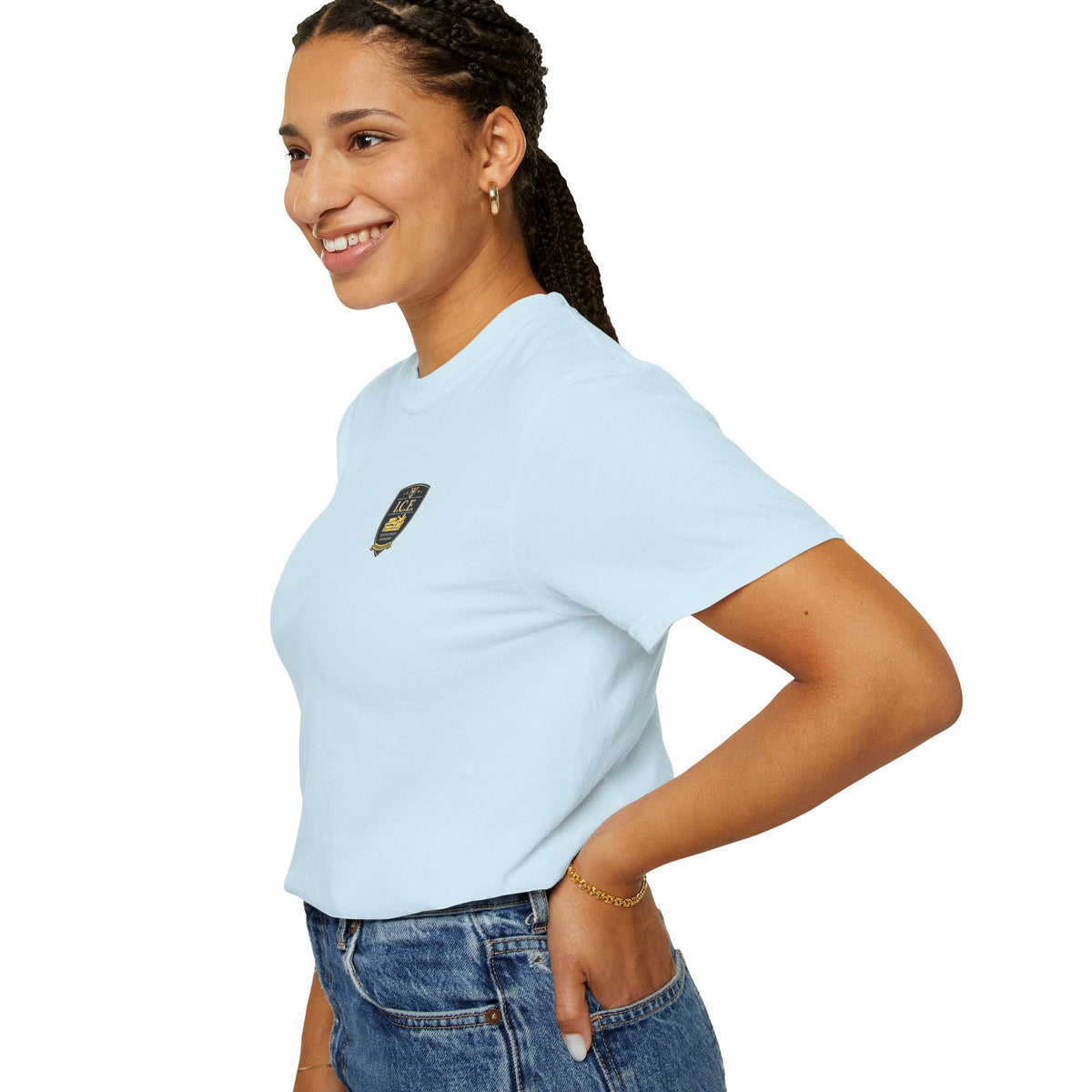 I.C.E. Badge T-Shirt | Institute of Cozy Excellence Parody Tee - Clothing, Unisex, T-Shirts - EpiAl's Shop