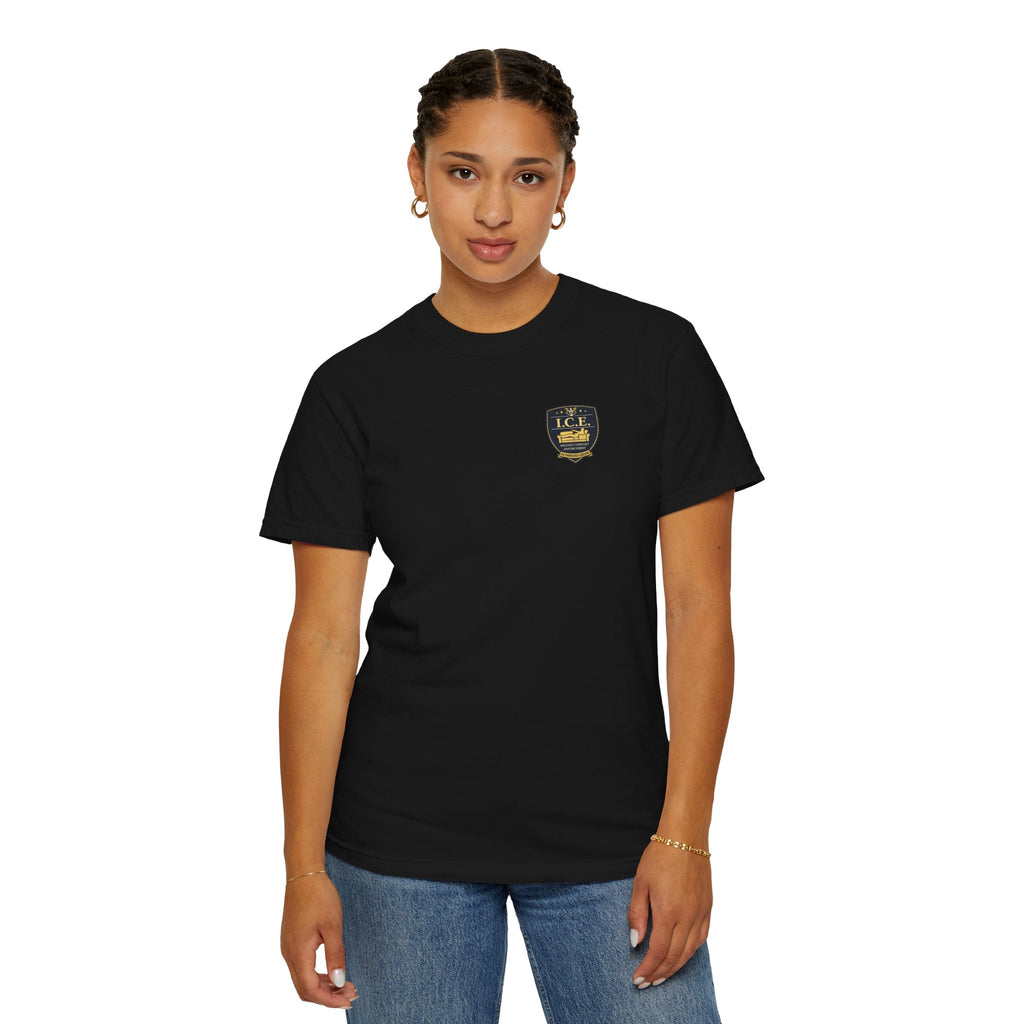 I.C.E. Badge T-Shirt | Institute of Cozy Excellence Parody Tee - Clothing, Unisex, T-Shirts - EpiAl's Shop