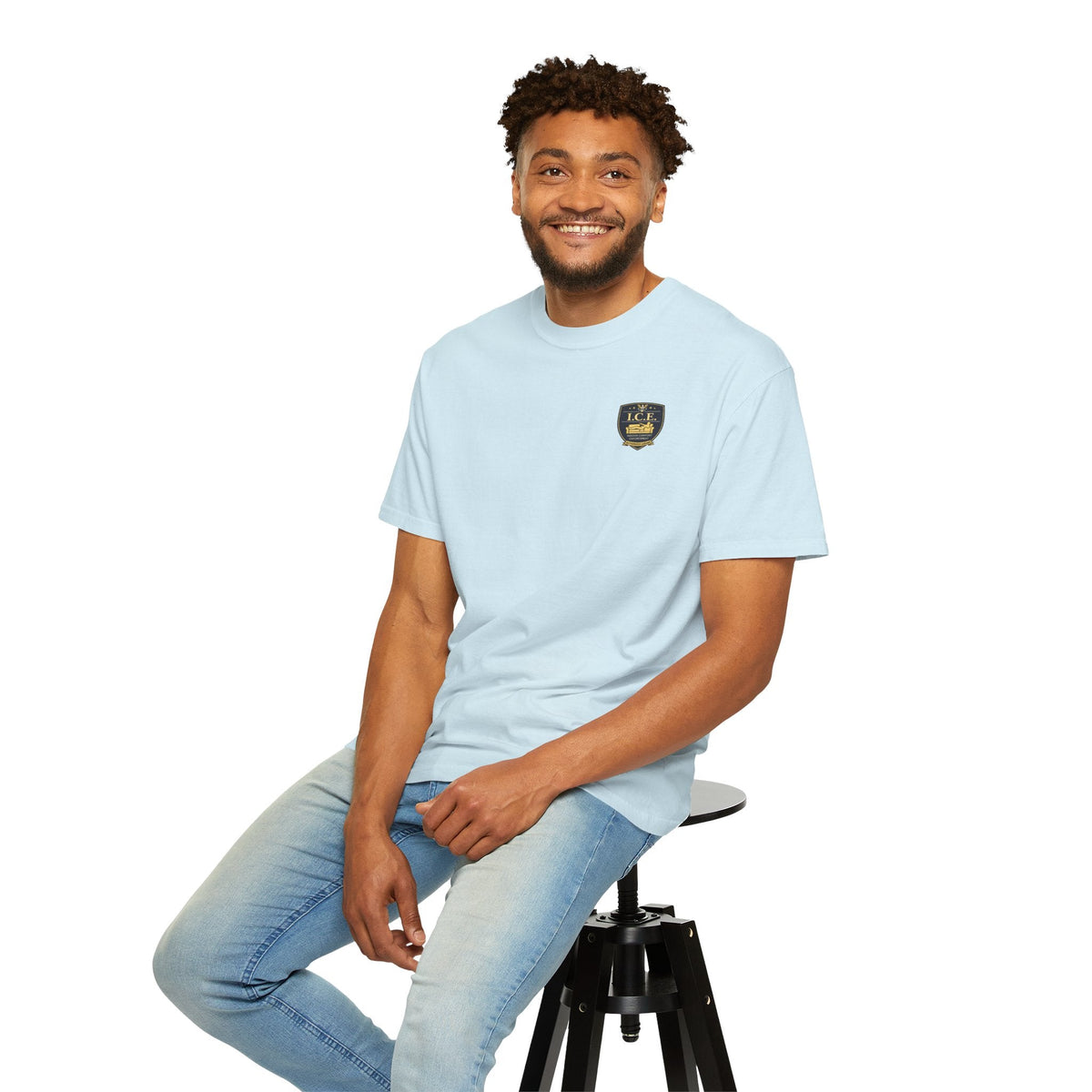 I.C.E. Badge T-Shirt | Institute of Cozy Excellence Parody Tee - Clothing, Unisex, T-Shirts - EpiAl's Shop