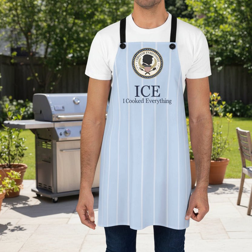 ICE — I Cooked Everything Apron | Political Parody Kitchen Apron - Cooking Accessories, Aprons - EpiAl's Shop