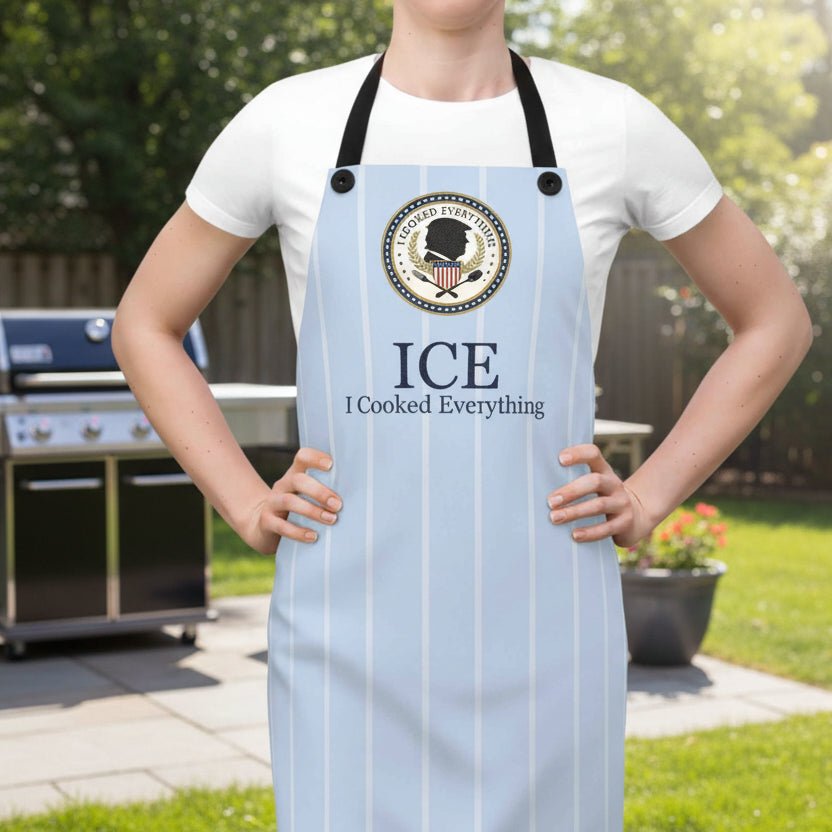 ICE — I Cooked Everything Apron | Political Parody Kitchen Apron - Cooking Accessories, Aprons - EpiAl's Shop