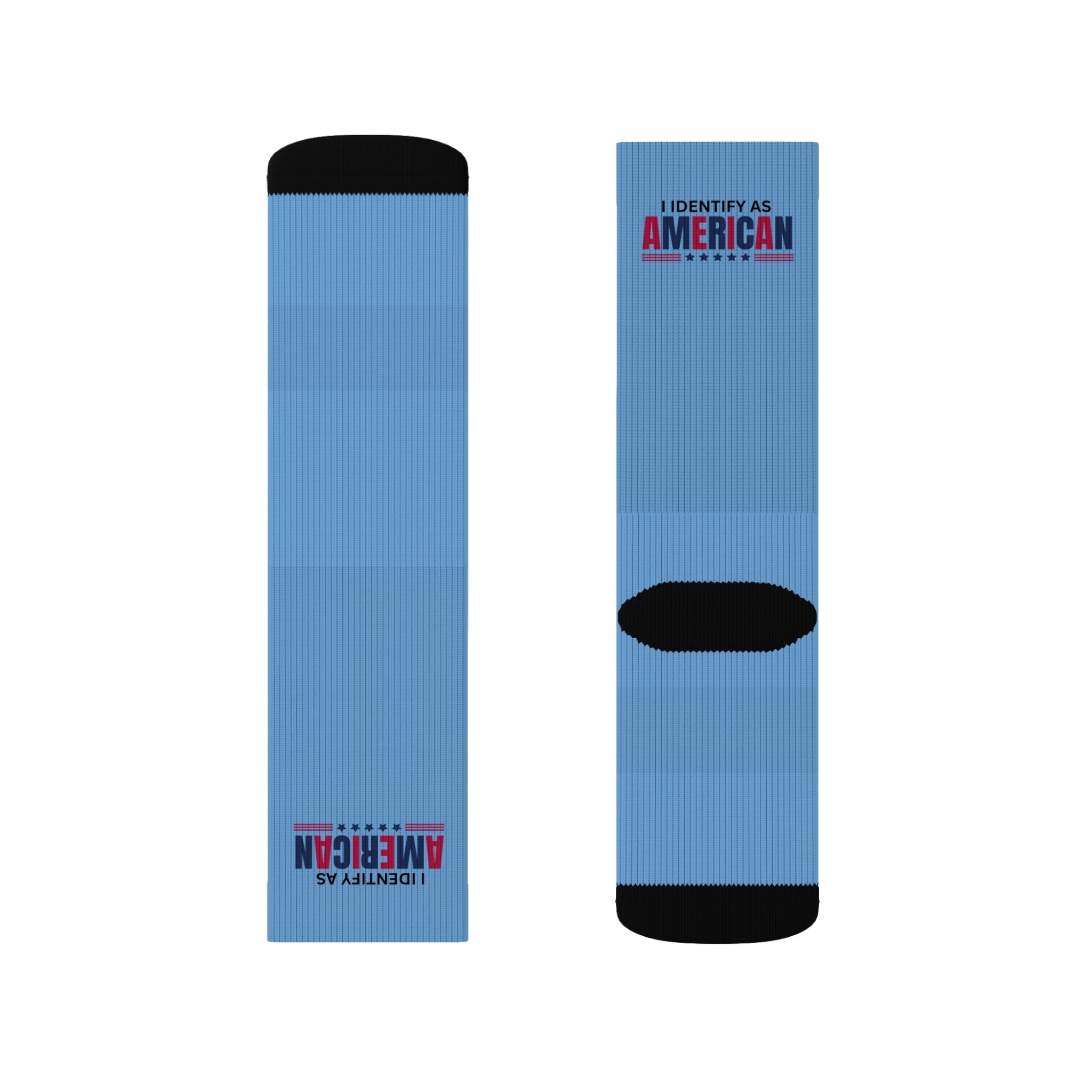 Identifies as American Sublimation Socks - Clothing, Socks - EpiAl's Shop