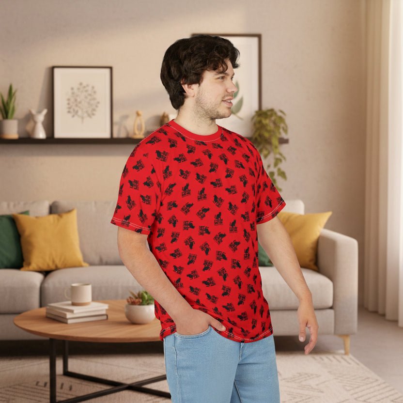 If You Can Read This You’re Too Close – Red All-Over Print Unisex T-Shirt - Clothing, Women, T-Shirts - EpiAl's Shop