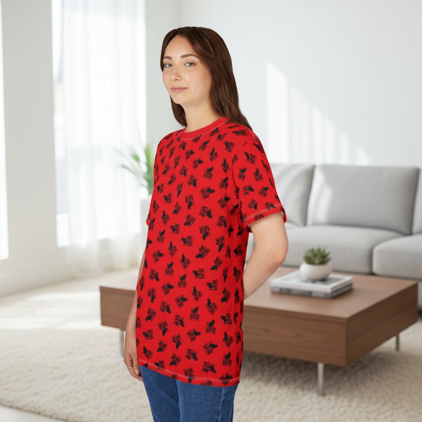If You Can Read This You’re Too Close – Red All-Over Print Unisex T-Shirt - Clothing, Women, T-Shirts - EpiAl's Shop