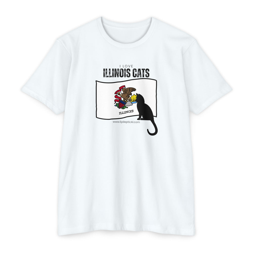 Illinois Cats Unisex CVC Jersey T - shirt - T - Shirt - Epileptic Al’s Shop