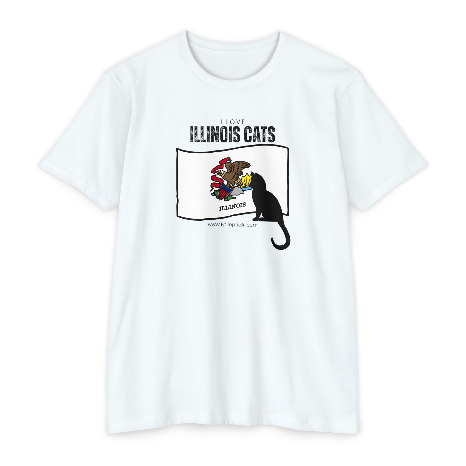 Illinois Cats Unisex CVC Jersey T - shirt - T - Shirt - Epileptic Al’s Shop