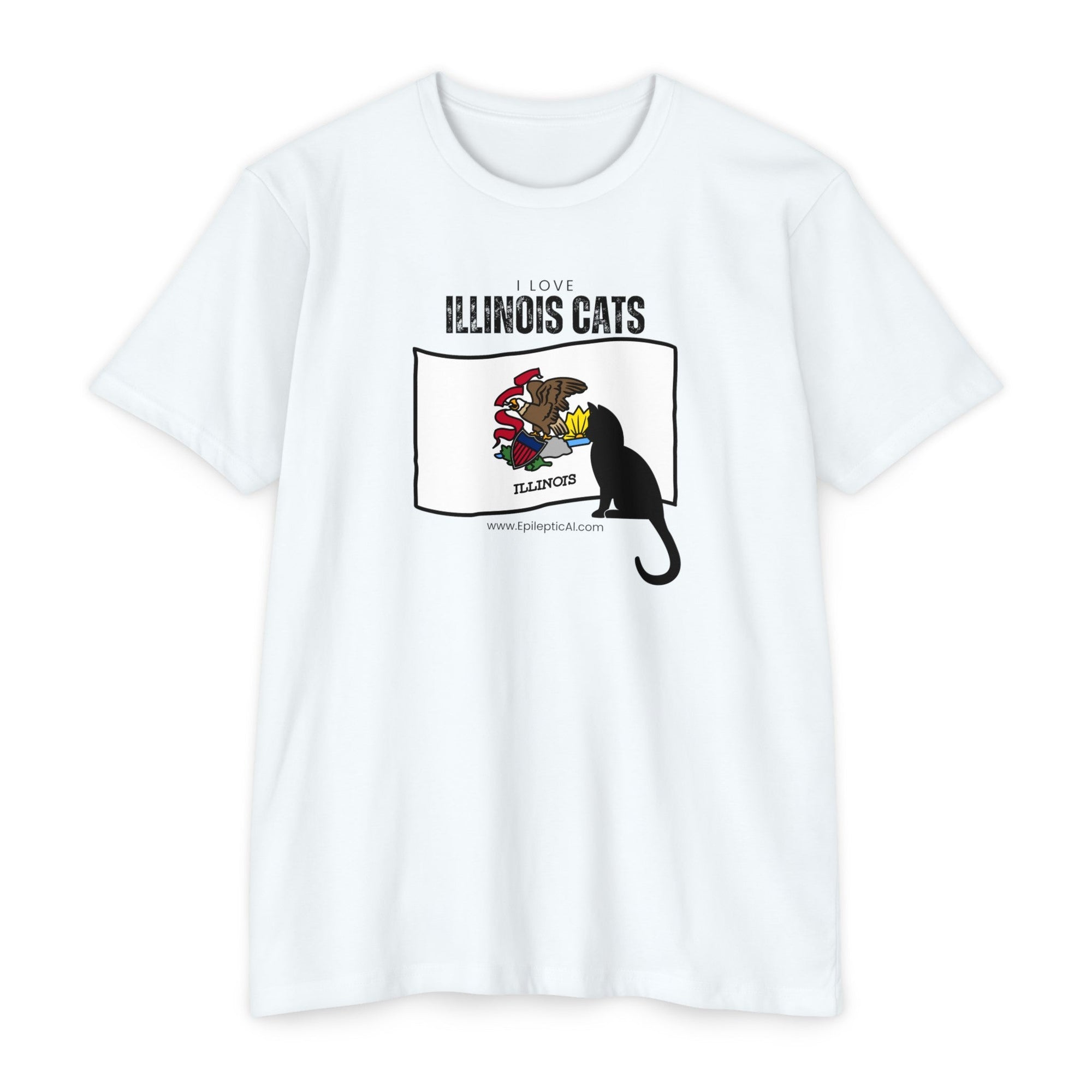 Illinois Cats Unisex CVC Jersey T - shirt - T - Shirt - Epileptic Al’s Shop