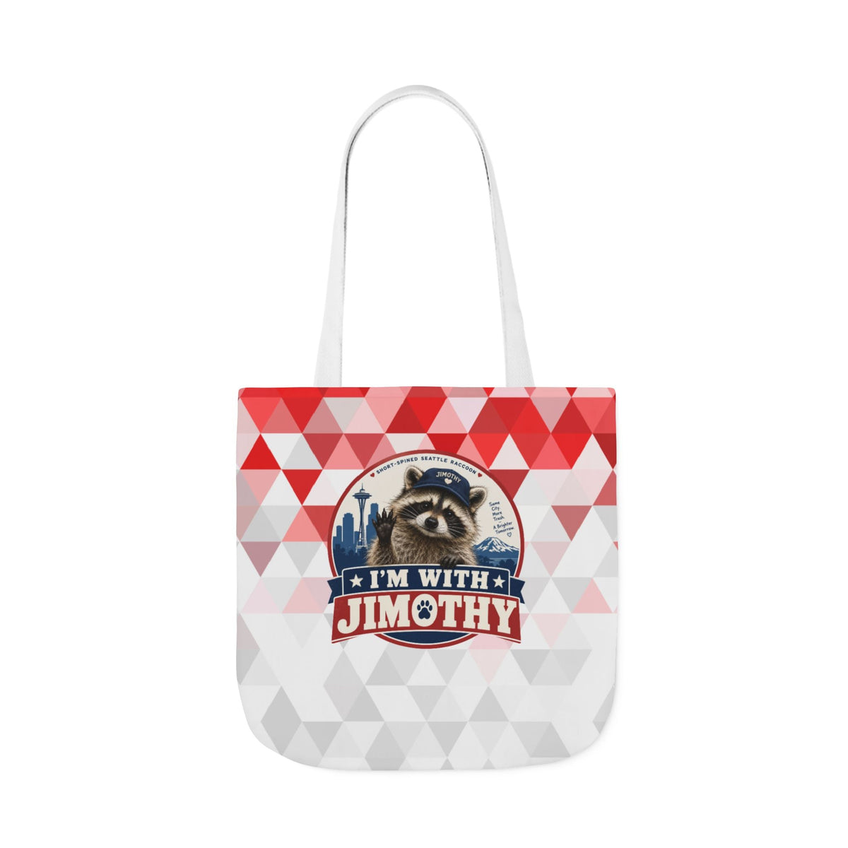 I’m With Jimothy Short-Spined Raccoon Canvas Tote Bag - Bags, Tote - EpiAl's Shop