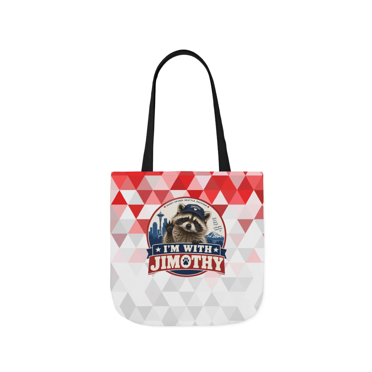 I’m With Jimothy Short-Spined Raccoon Canvas Tote Bag - Bags, Tote - EpiAl's Shop