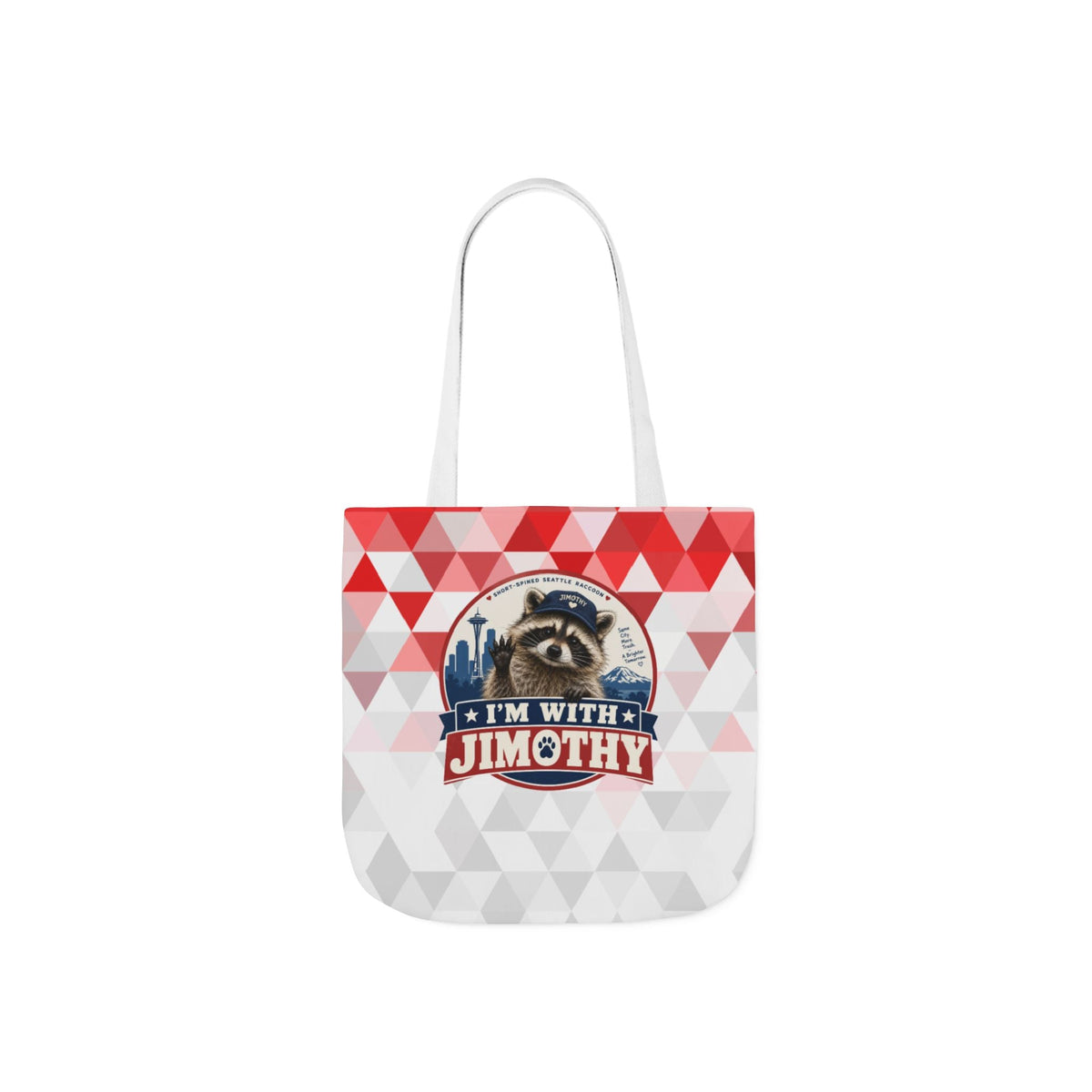 I’m With Jimothy Short-Spined Raccoon Canvas Tote Bag - Bags, Tote - EpiAl's Shop