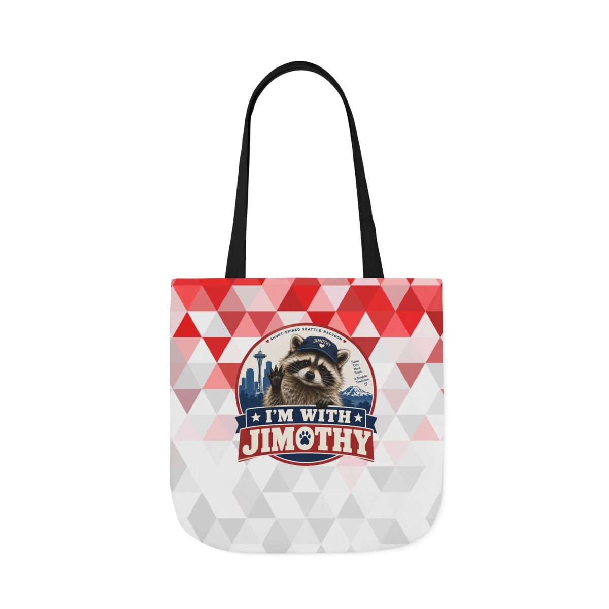 I’m With Jimothy Short-Spined Raccoon Canvas Tote Bag - Bags, Tote - EpiAl's Shop