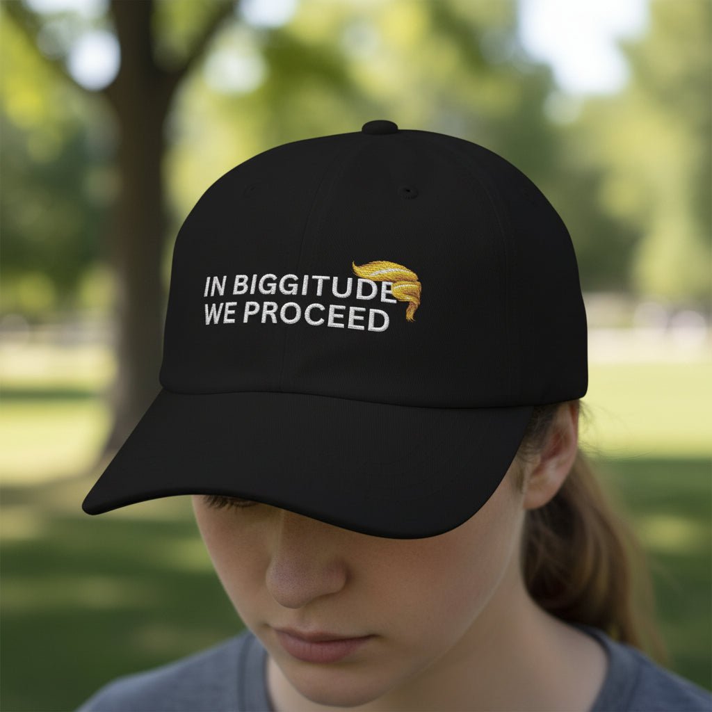 In Biggitude We Trust Dad Hat - Hats, Baseball & Trucker - EpiAl's Shop
