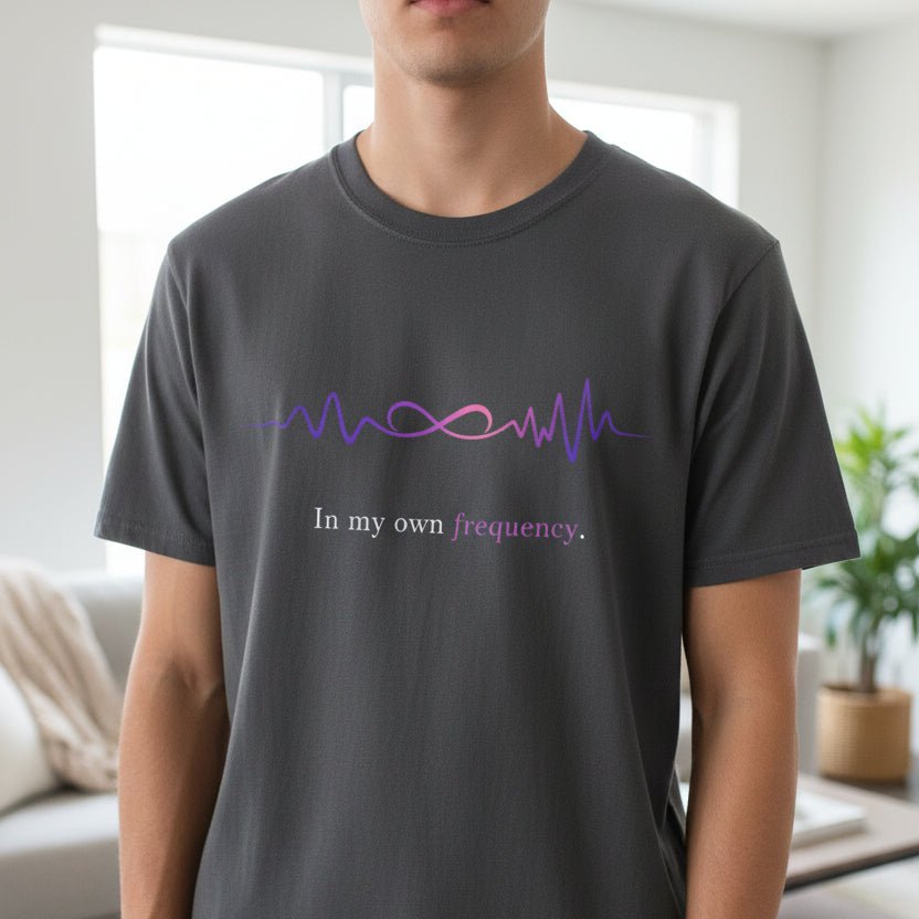In My Own Frequency – Epilepsy Awareness T-Shirt - Clothing, Women, T-Shirts - EpiAl's Shop