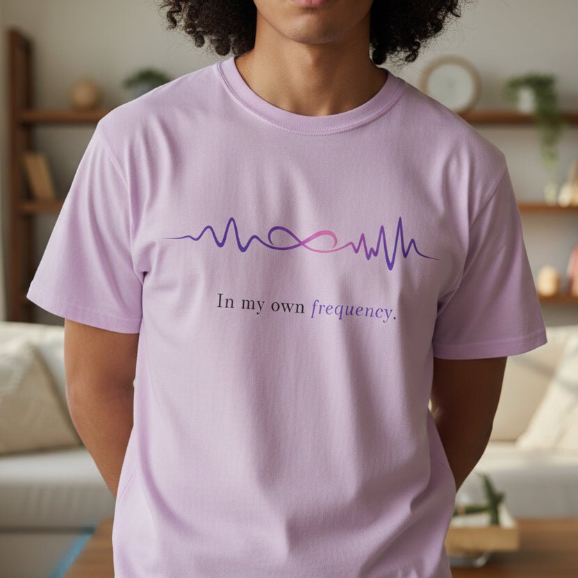 In My Own Frequency – Epilepsy Awareness T-Shirt - Clothing, Women, T-Shirts - EpiAl's Shop