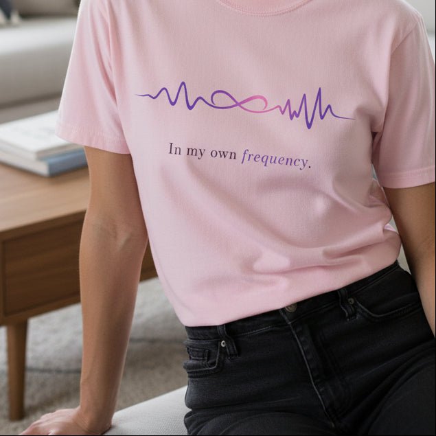 In My Own Frequency – Epilepsy Awareness T-Shirt - Clothing, Women, T-Shirts - EpiAl's Shop
