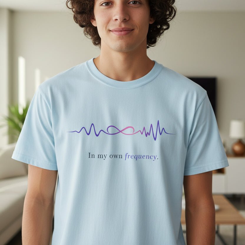In My Own Frequency – Epilepsy Awareness T-Shirt - Clothing, Women, T-Shirts - EpiAl's Shop