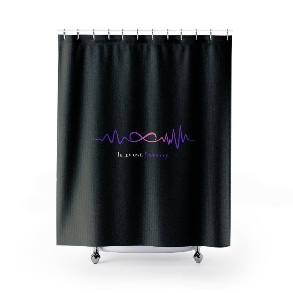 In My Own Frequency Shower Curtain - Decor, Jewelry Boxes - EpiAl's Shop