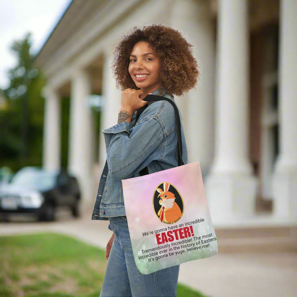 Incredible Easter Canvas Tote Bag - 5 - Color Straps - Bags, Tote - EpiAl's Shop