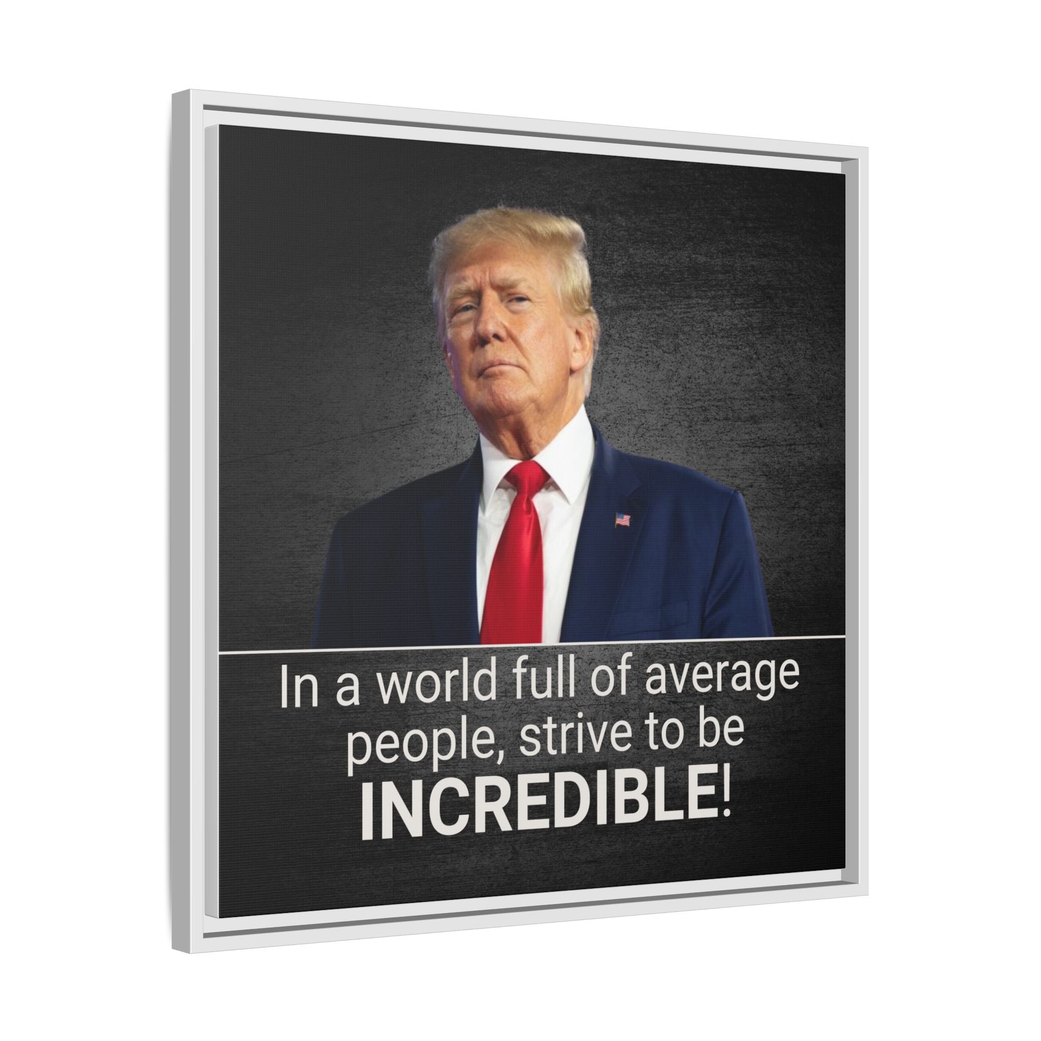 Inspirational Framed Canvas Print - 'Strive to be Incredible!' - Decor, Home, Artwork - EpiAl's Shop