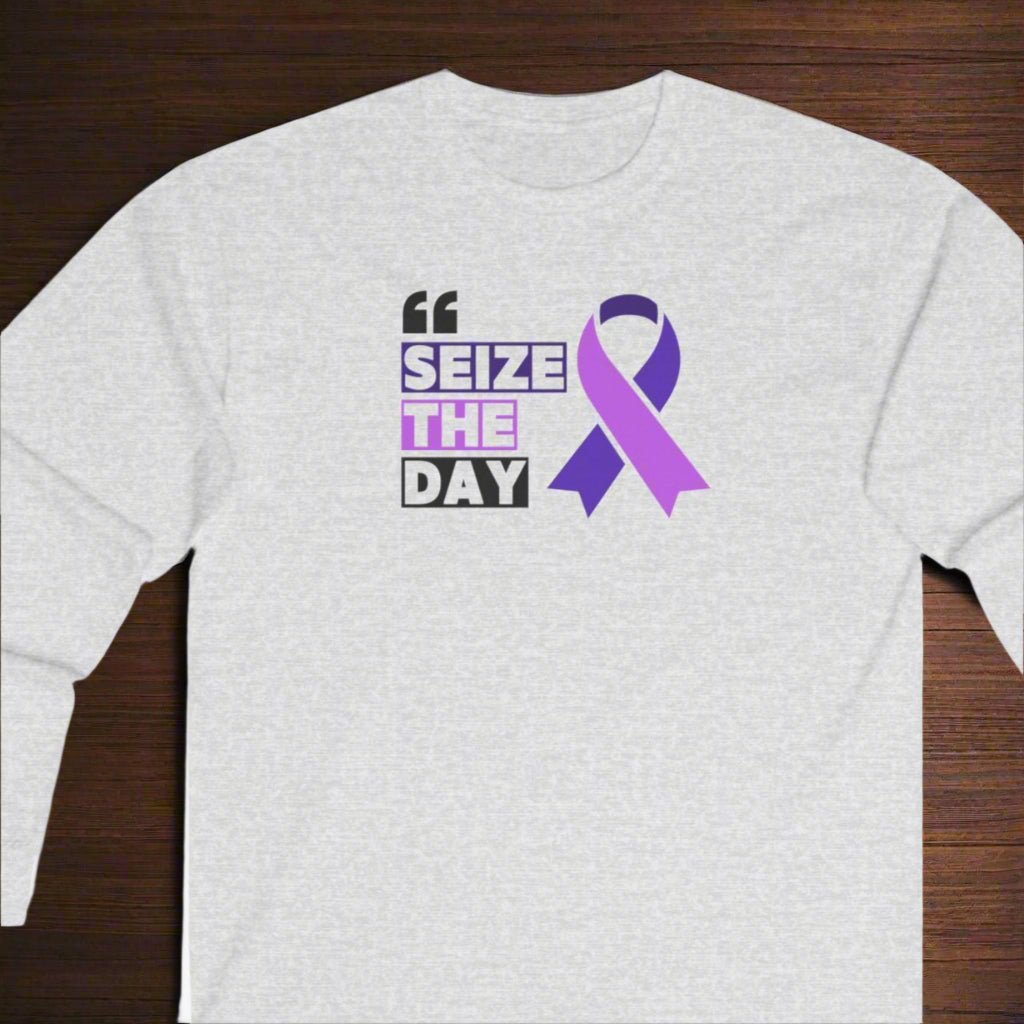 Inspirational Seize the Day Long Sleeve Tee - Clothing, T-shirts, Long - Sleeve - EpiAl's Shop