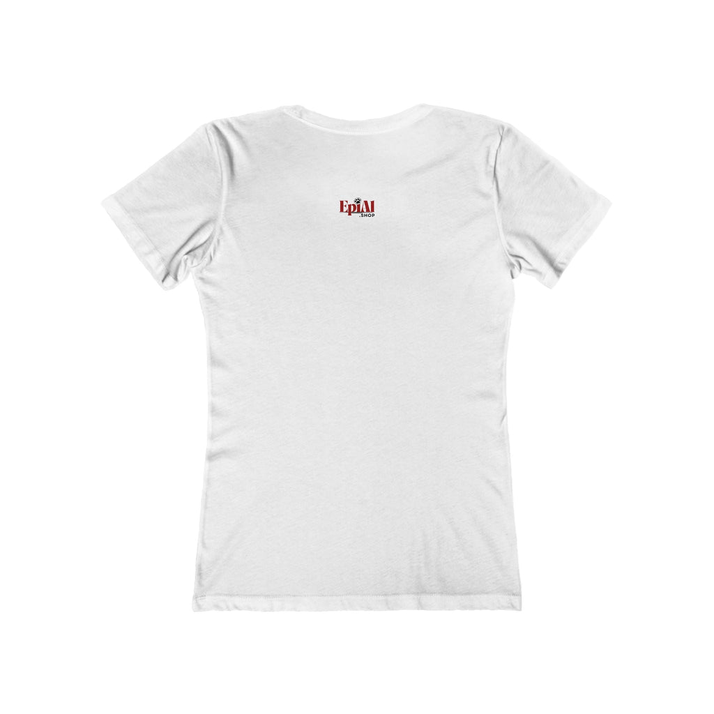 Inspirational Women’s Boyfriend Tee - "We Jumped So High, We Touched the Blue Sky!" - Clothing, T-shirts - EpiAl's Shop