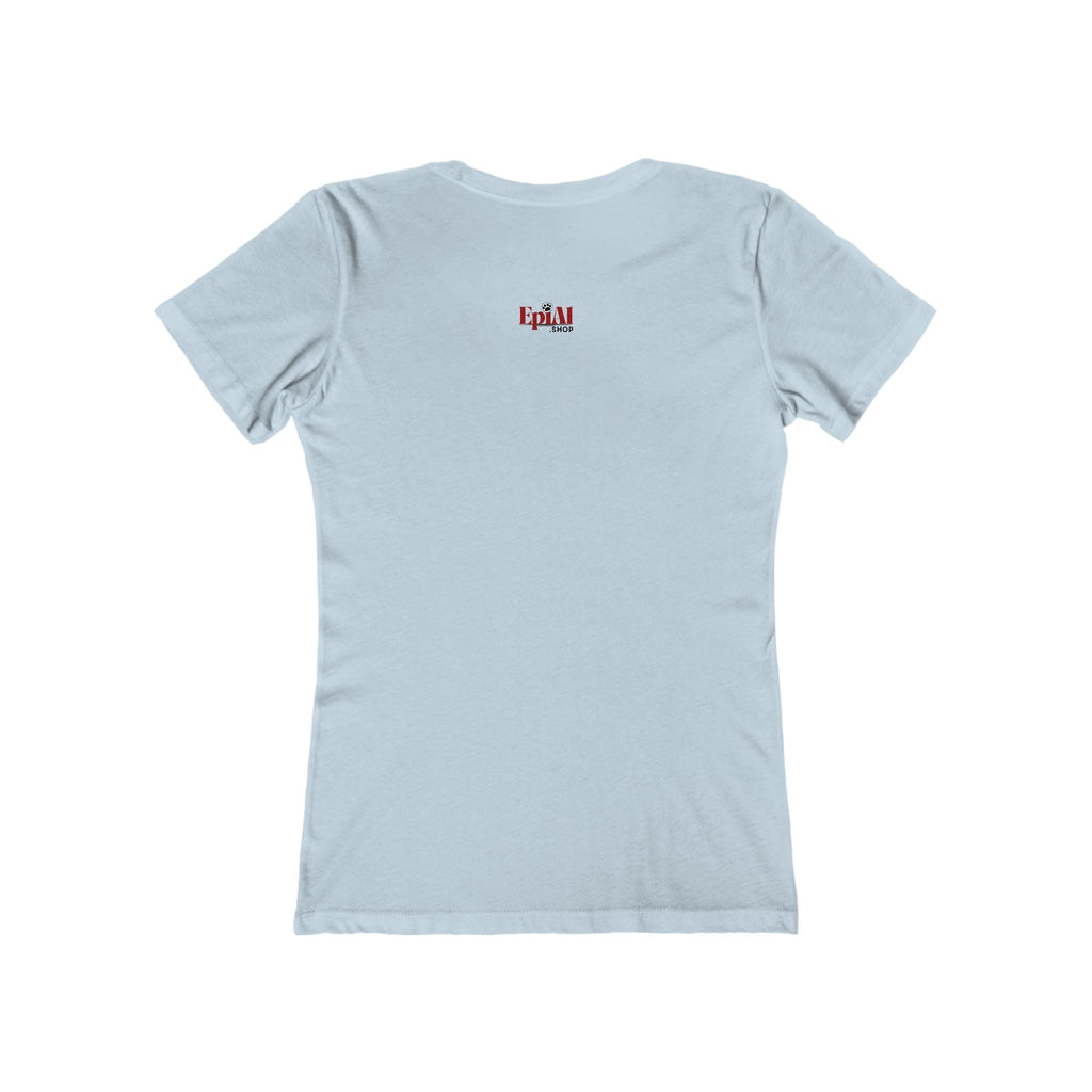 Inspirational Women’s Boyfriend Tee - "We Jumped So High, We Touched the Blue Sky!" - Clothing, T-shirts - EpiAl's Shop
