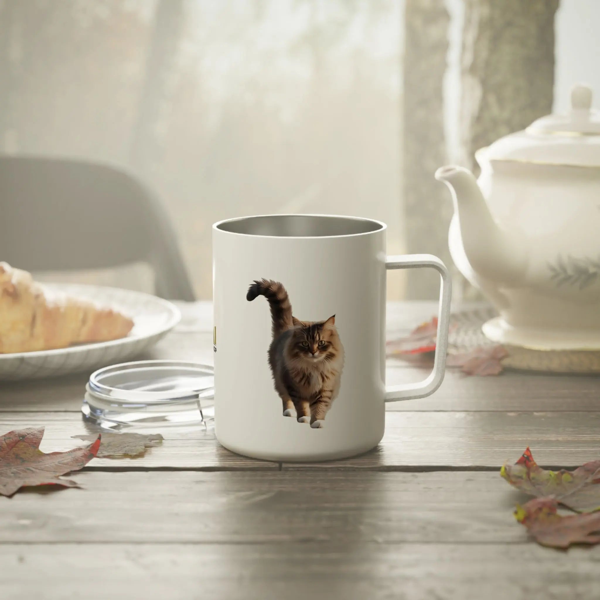 Insulated Cat Lover Coffee Mug - 10oz - Drinkware, Coffee Mugs - EpiAl's Shop