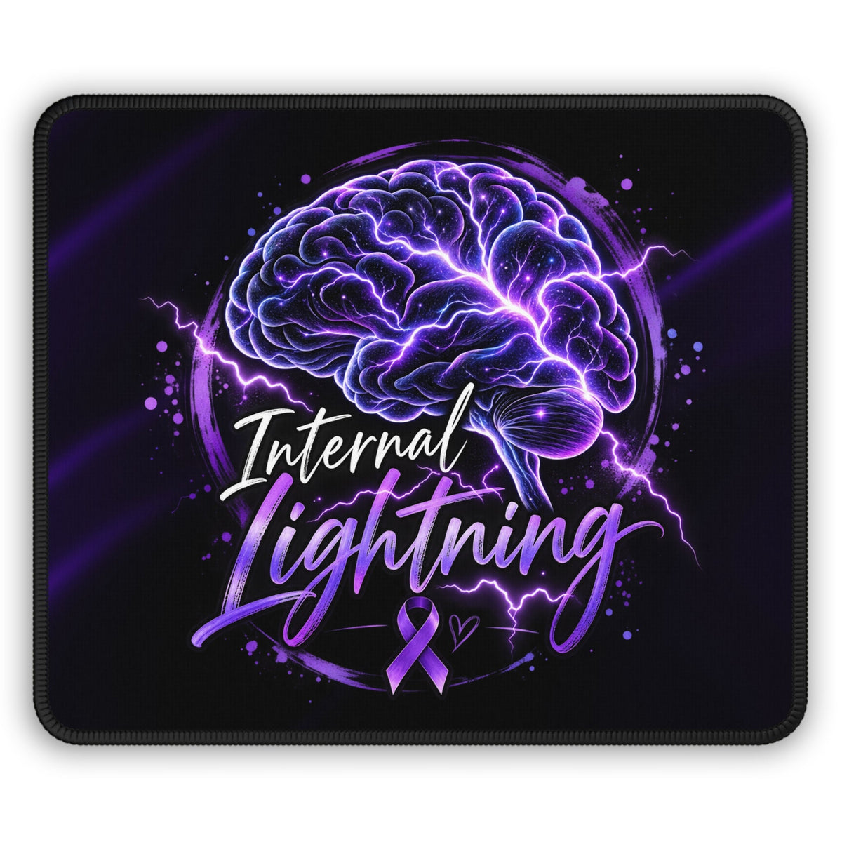 Internal Lightning Epilepsy Awareness Mouse Pad - Pads, Mouse & Desk - EpiAl's Shop