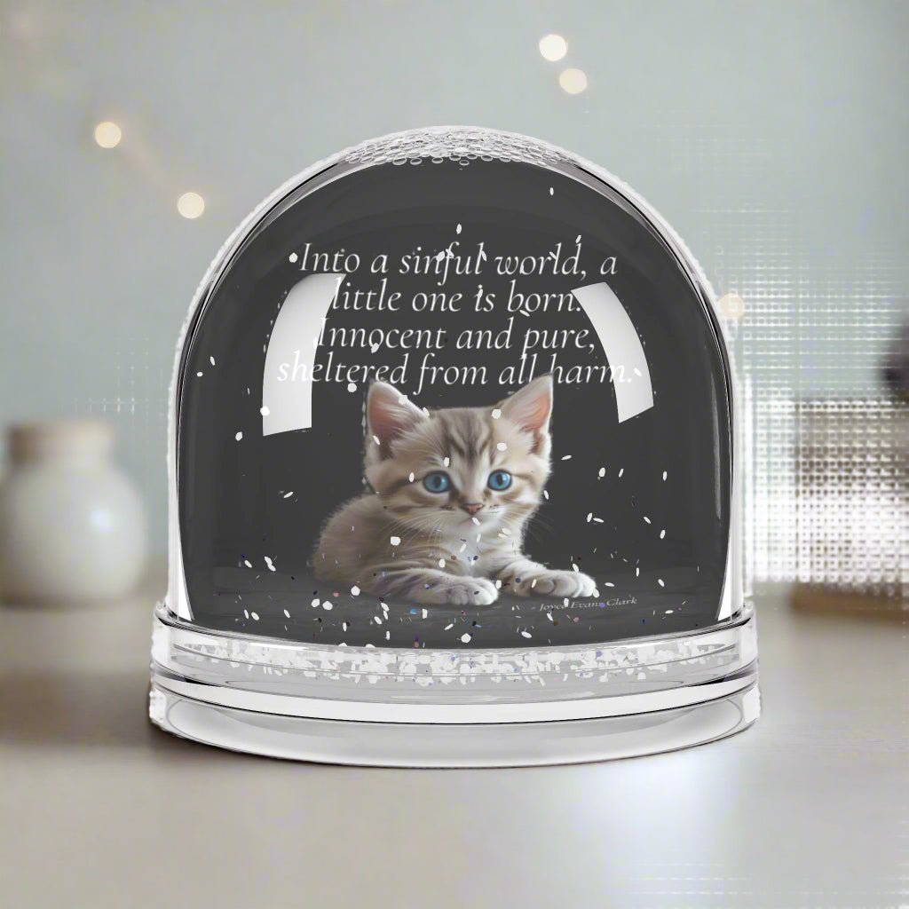 Into a Sinful World Festive Snow Globe: Unique Holiday Decor - Collectibles, Snow Globes - EpiAl's Shop