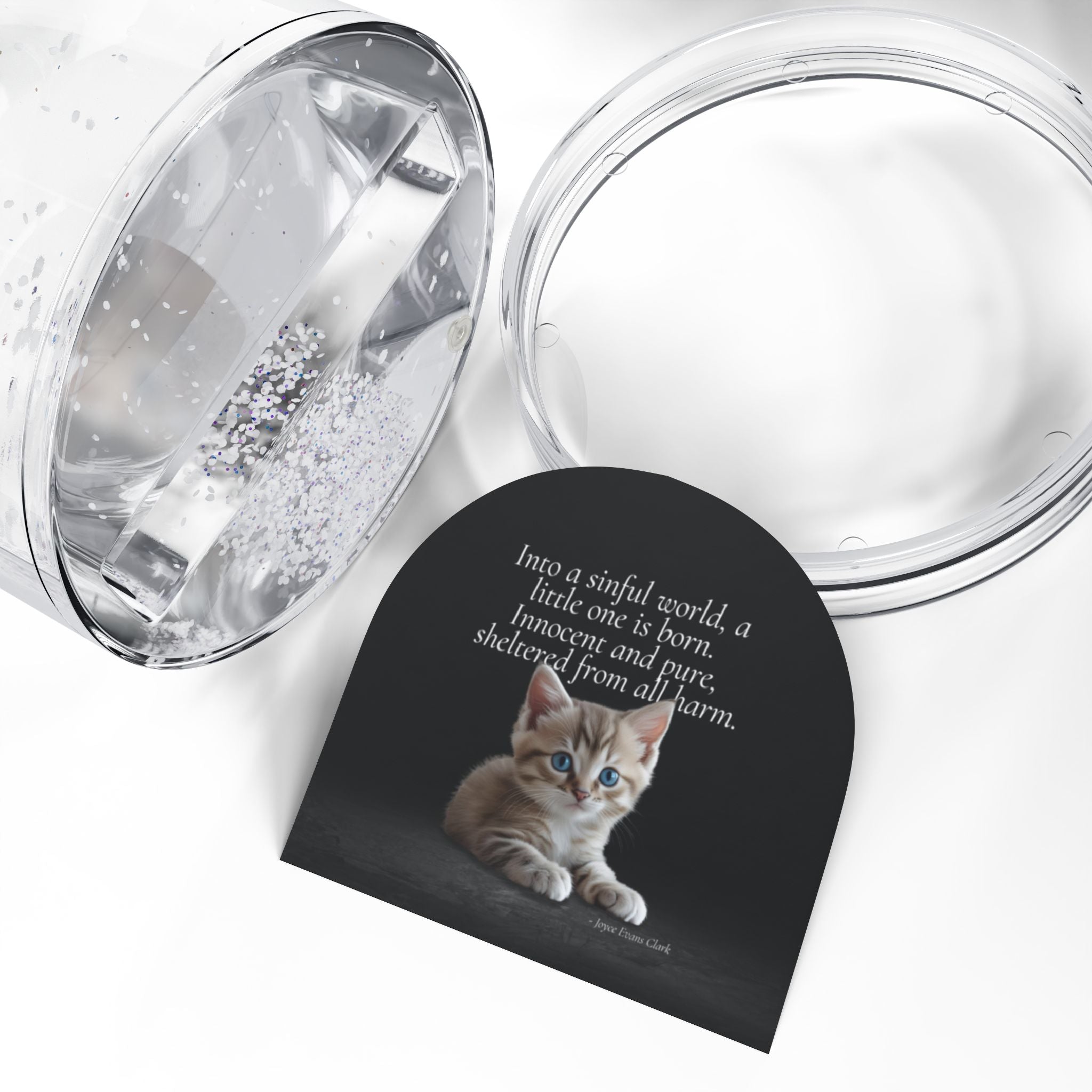 Into a Sinful World Festive Snow Globe: Unique Holiday Decor - Collectibles, Snow Globes - EpiAl's Shop