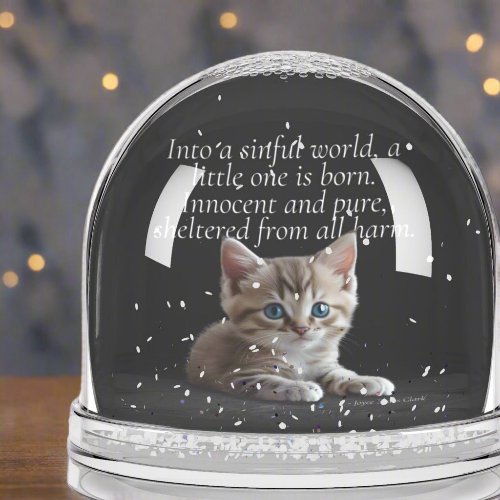 Into a Sinful World Festive Snow Globe: Unique Holiday Decor - Collectibles, Snow Globes - EpiAl's Shop