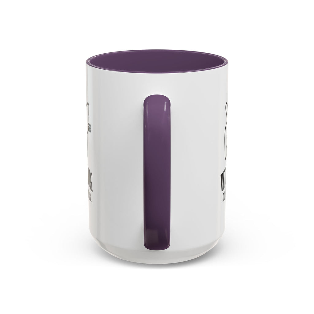 Introverting. Do Not Disturb. Two-Tone Cat Coffee Mug (11oz & 15oz) - Drinkware, Coffee Mugs - EpiAl's Shop