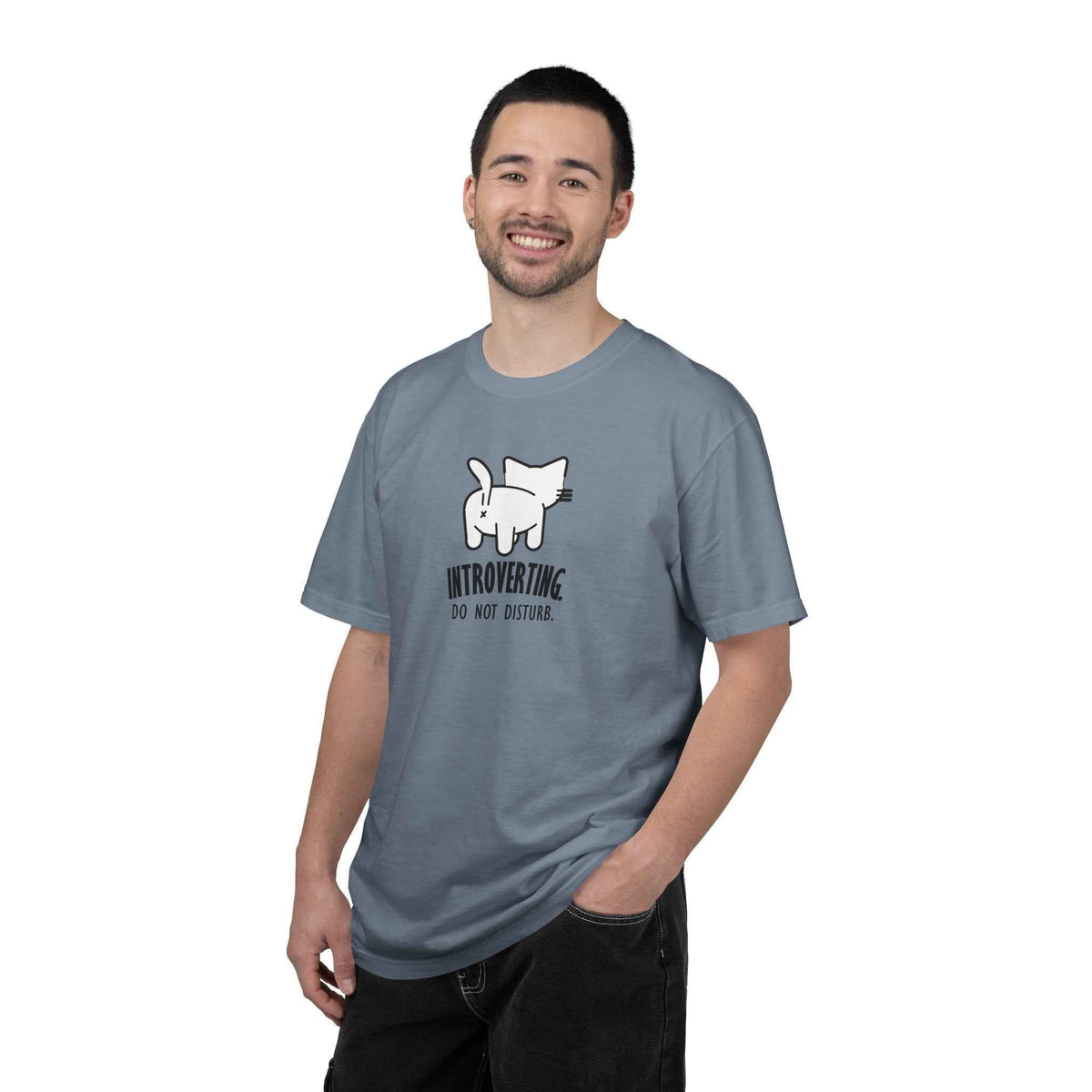 Introverting. Do Not Disturb. Unisex Cat T-Shirt - Clothing, Women, T-Shirts - EpiAl's Shop