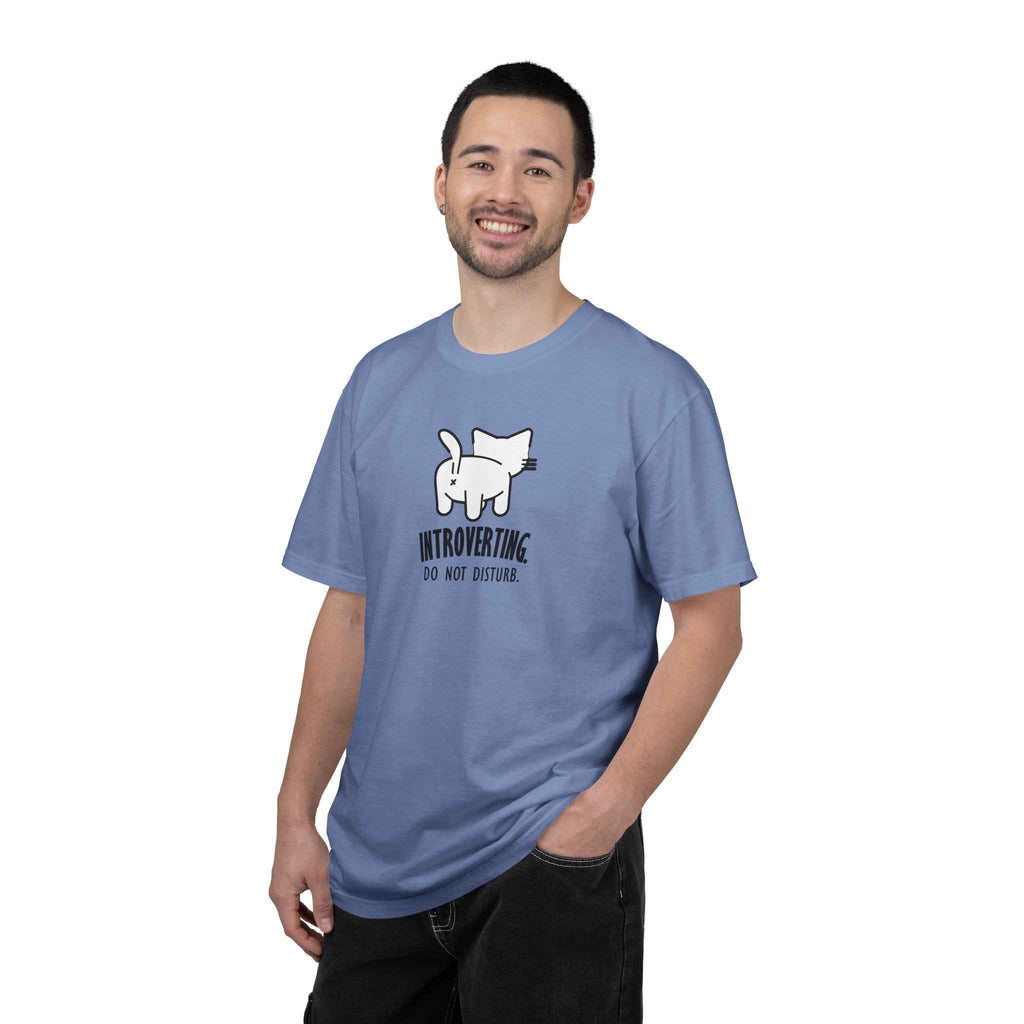 Introverting. Do Not Disturb. Unisex Cat T-Shirt - Clothing, Women, T-Shirts - EpiAl's Shop