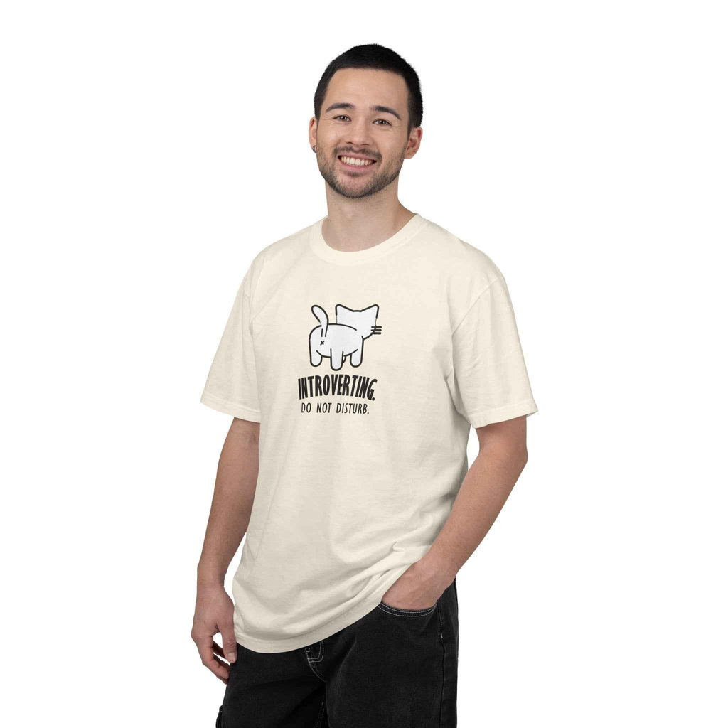 Introverting. Do Not Disturb. Unisex Cat T-Shirt - Clothing, Women, T-Shirts - EpiAl's Shop