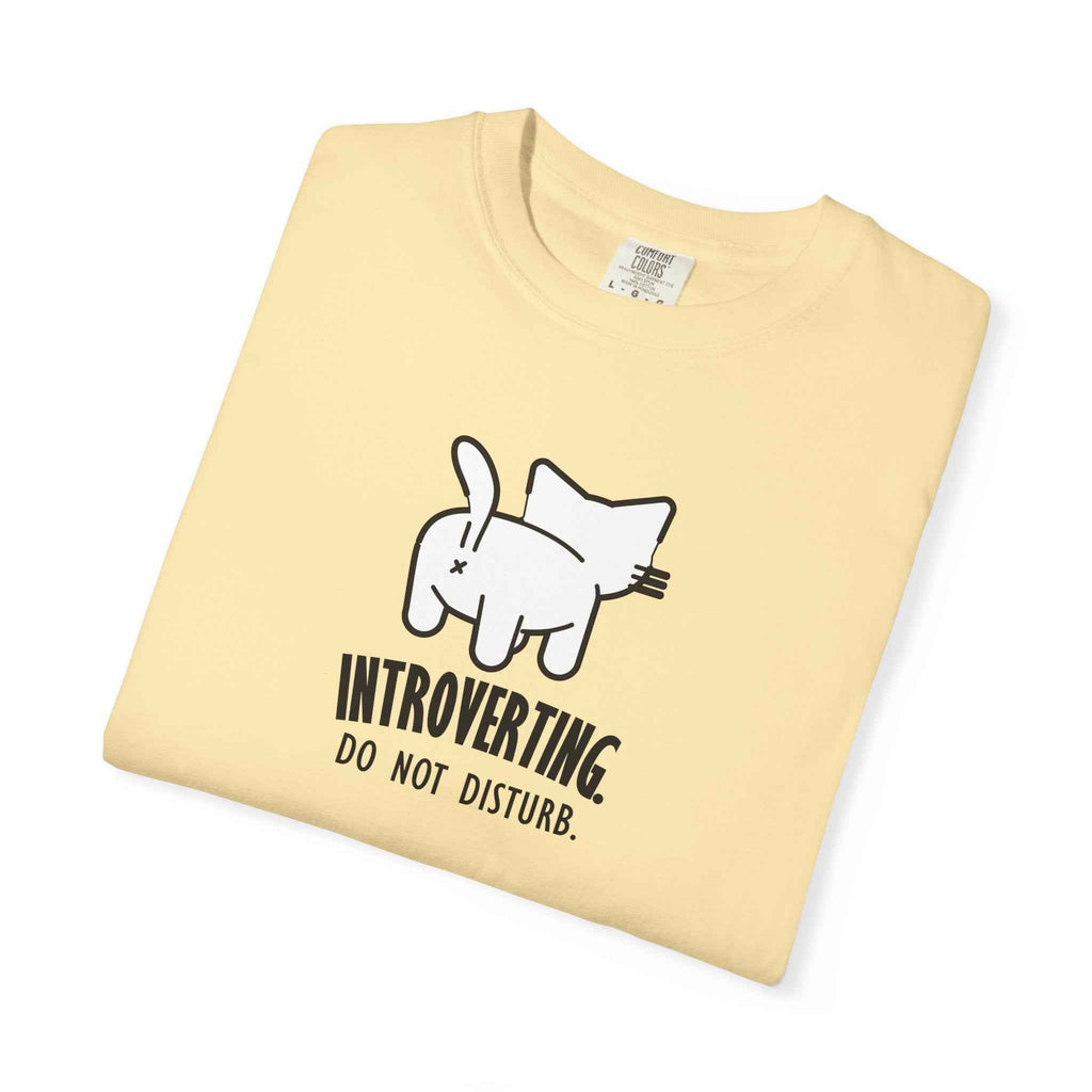 Introverting. Do Not Disturb. Unisex Cat T-Shirt - Clothing, Women, T-Shirts - EpiAl's Shop