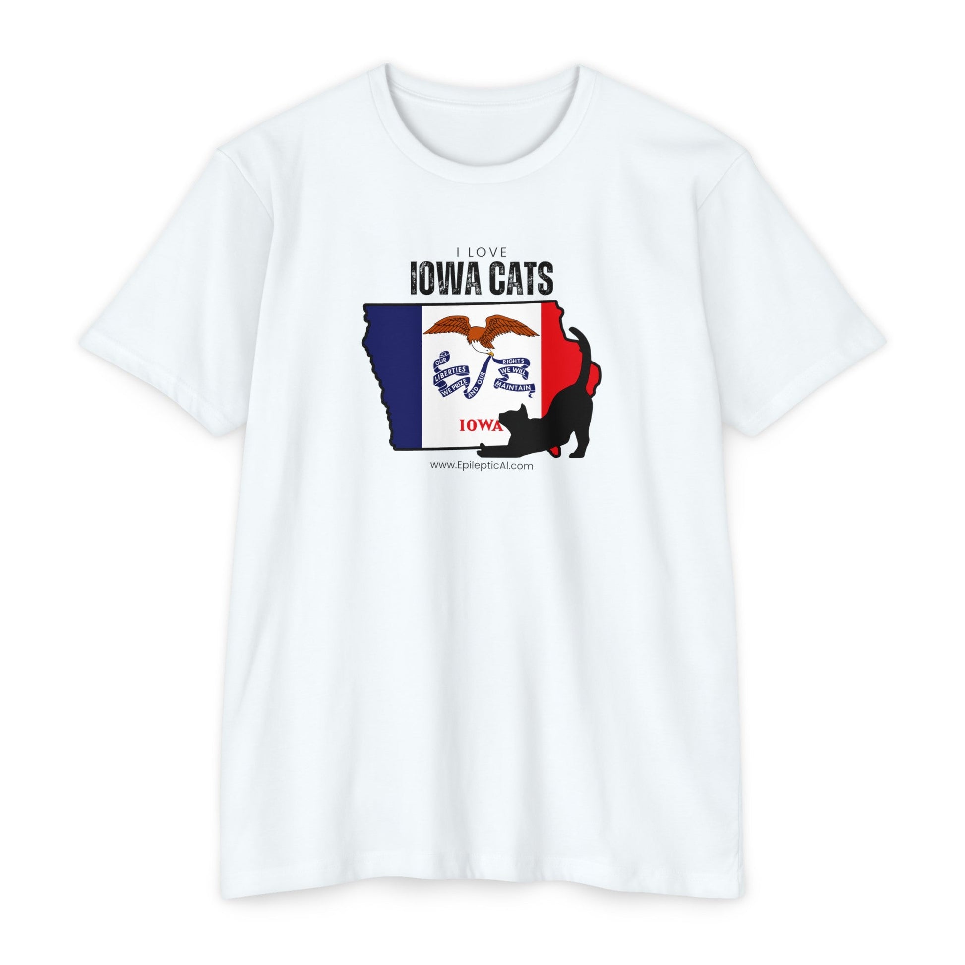 Iowa Cats Unisex CVC Jersey T - shirt - T - Shirt - Epileptic Al’s Shop