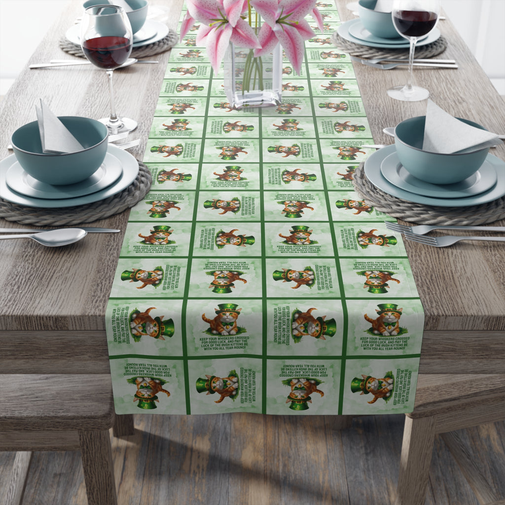 Irish Kitten Wish Table Runner - Decor, Dining, Table Decor - EpiAl's Shop