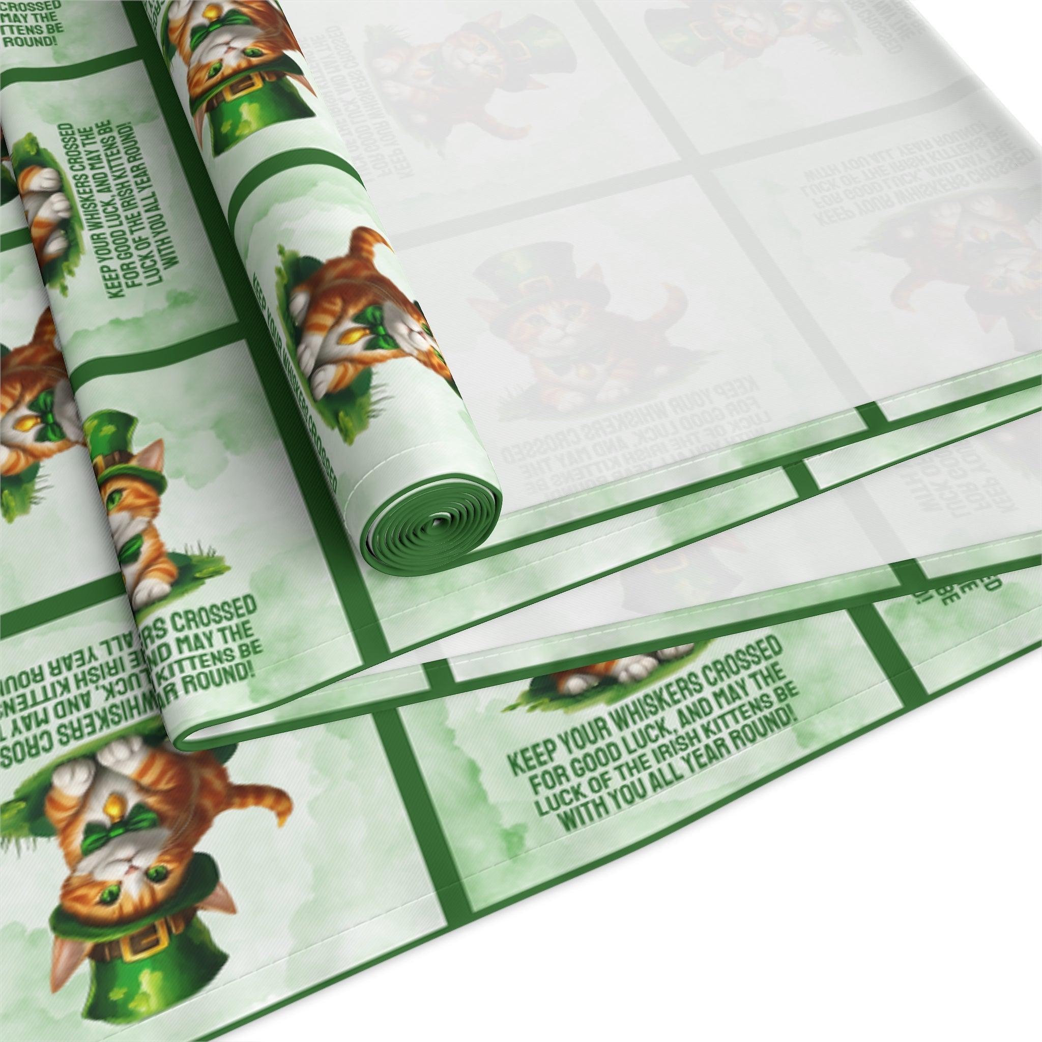 Irish Kitten Wish Table Runner - Decor, Dining, Table Decor - EpiAl's Shop