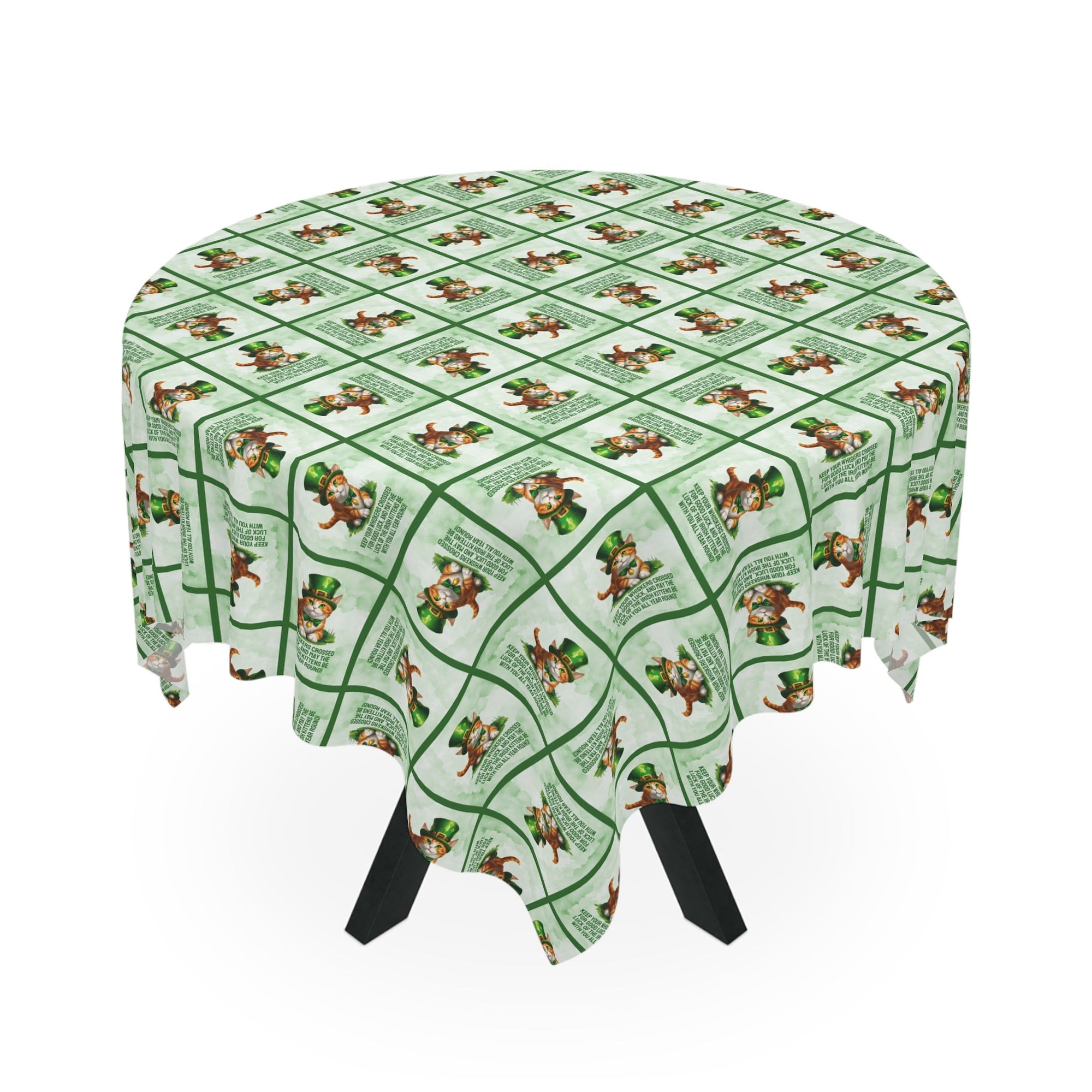 Irish Kitten Wish Tablecloth - Decor, Dining, Table Decor - EpiAl's Shop