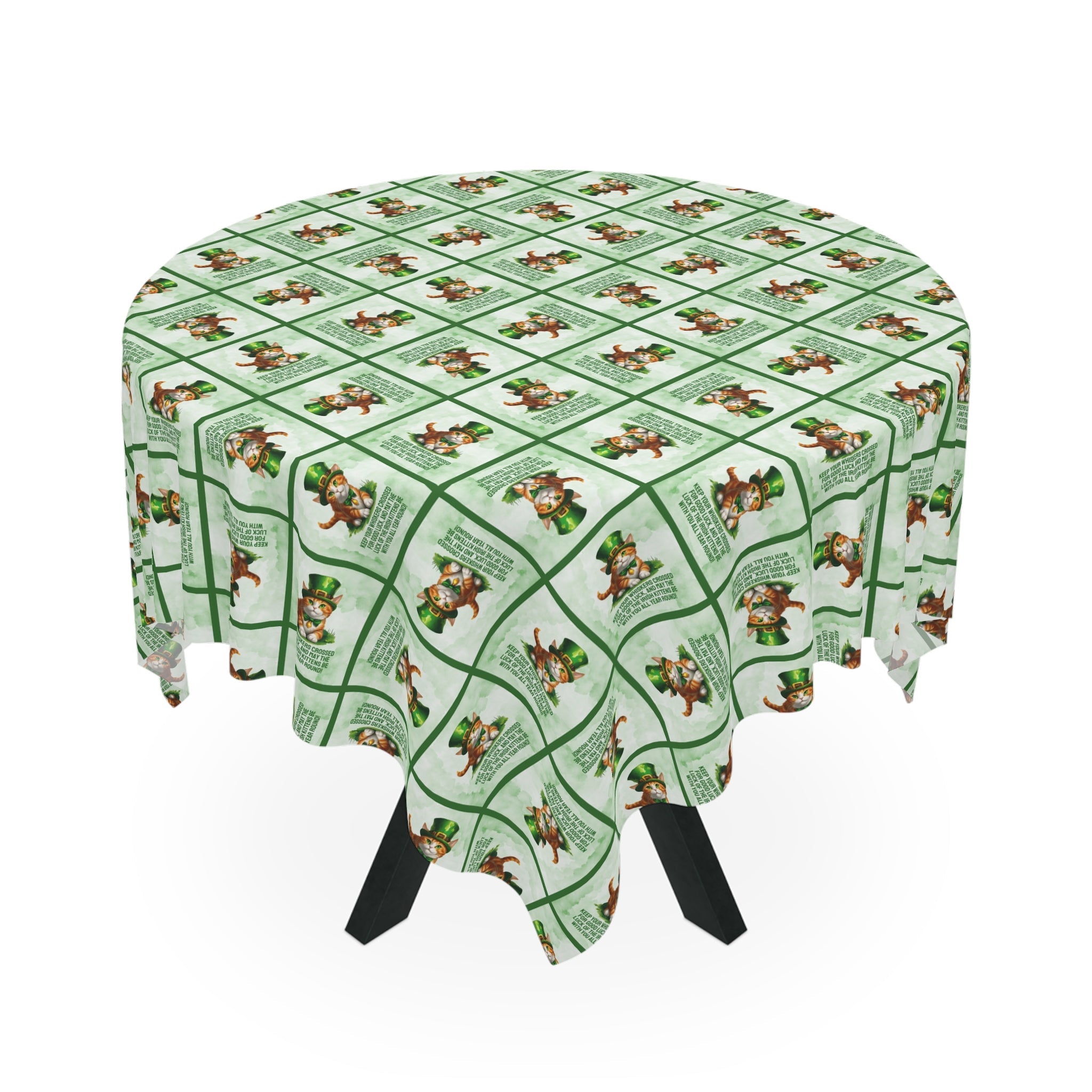 Irish Kitten Wish Tablecloth - Decor, Dining, Table Decor - EpiAl's Shop